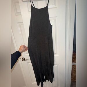 Women's Charcoal Jumpsuit